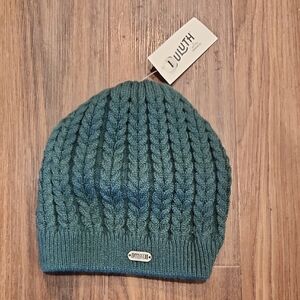 Duluth Trading Co Green Knit Beanie